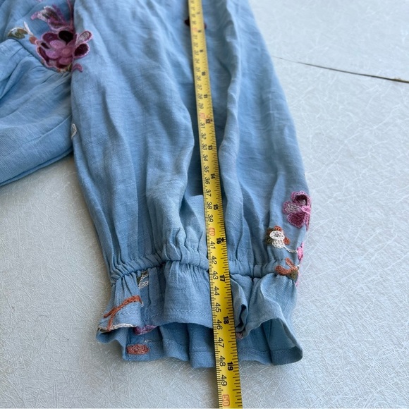 Hope Springs Floral Embroidered Dress Women Size L - Picture 7 of 8